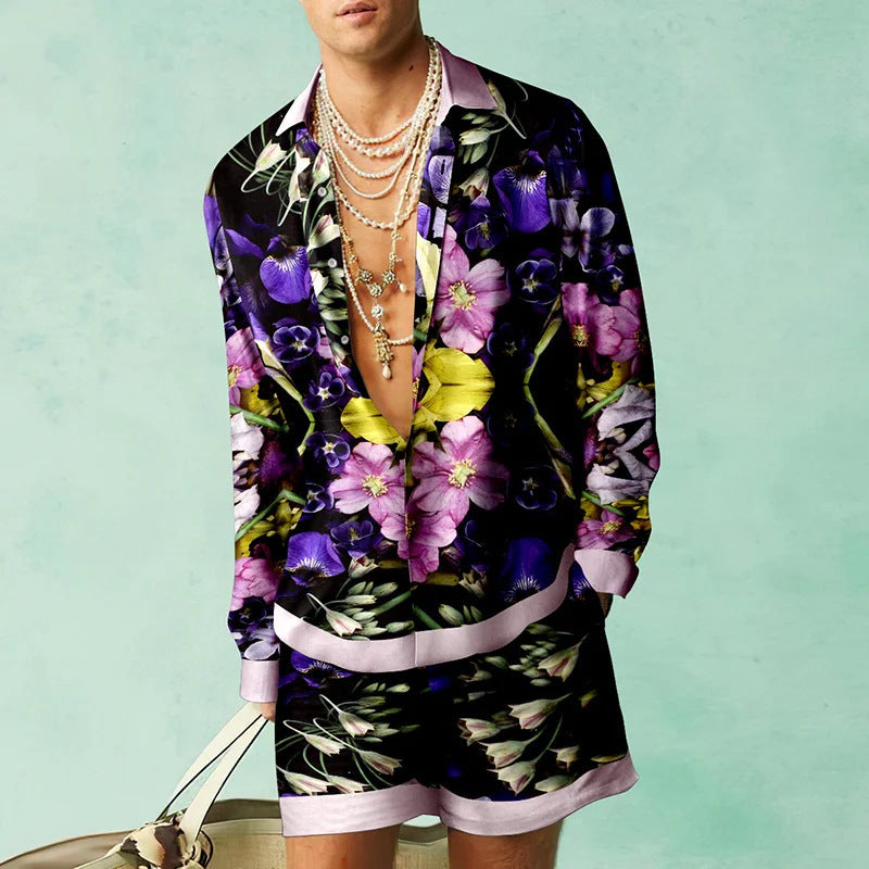 Casual Summer Loose Shirt Shorts