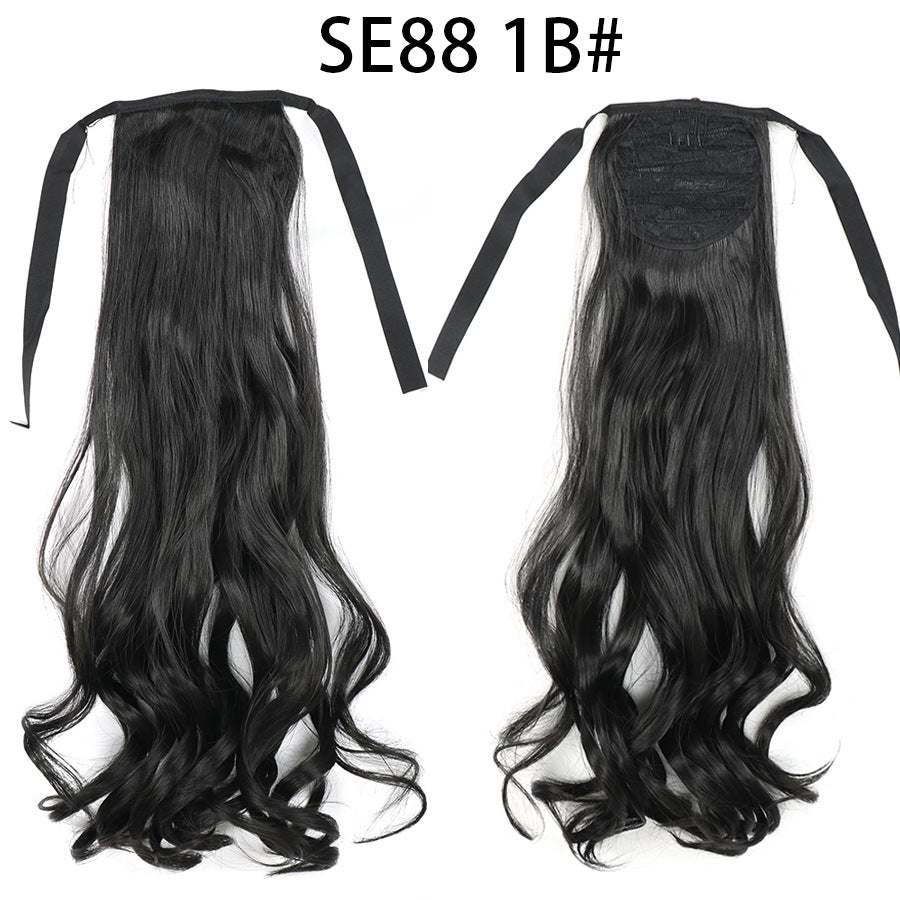 Bow Tie Strap Long Chemical Fiber High Temperature Silk Wig