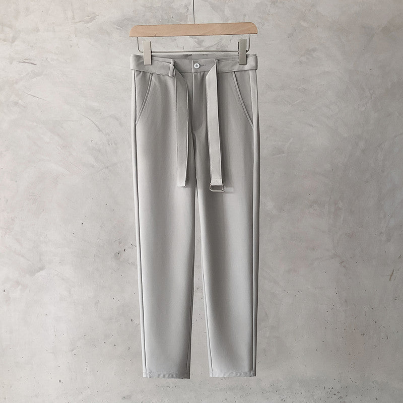 Boys Slim Straight Business Casual Small Trousers