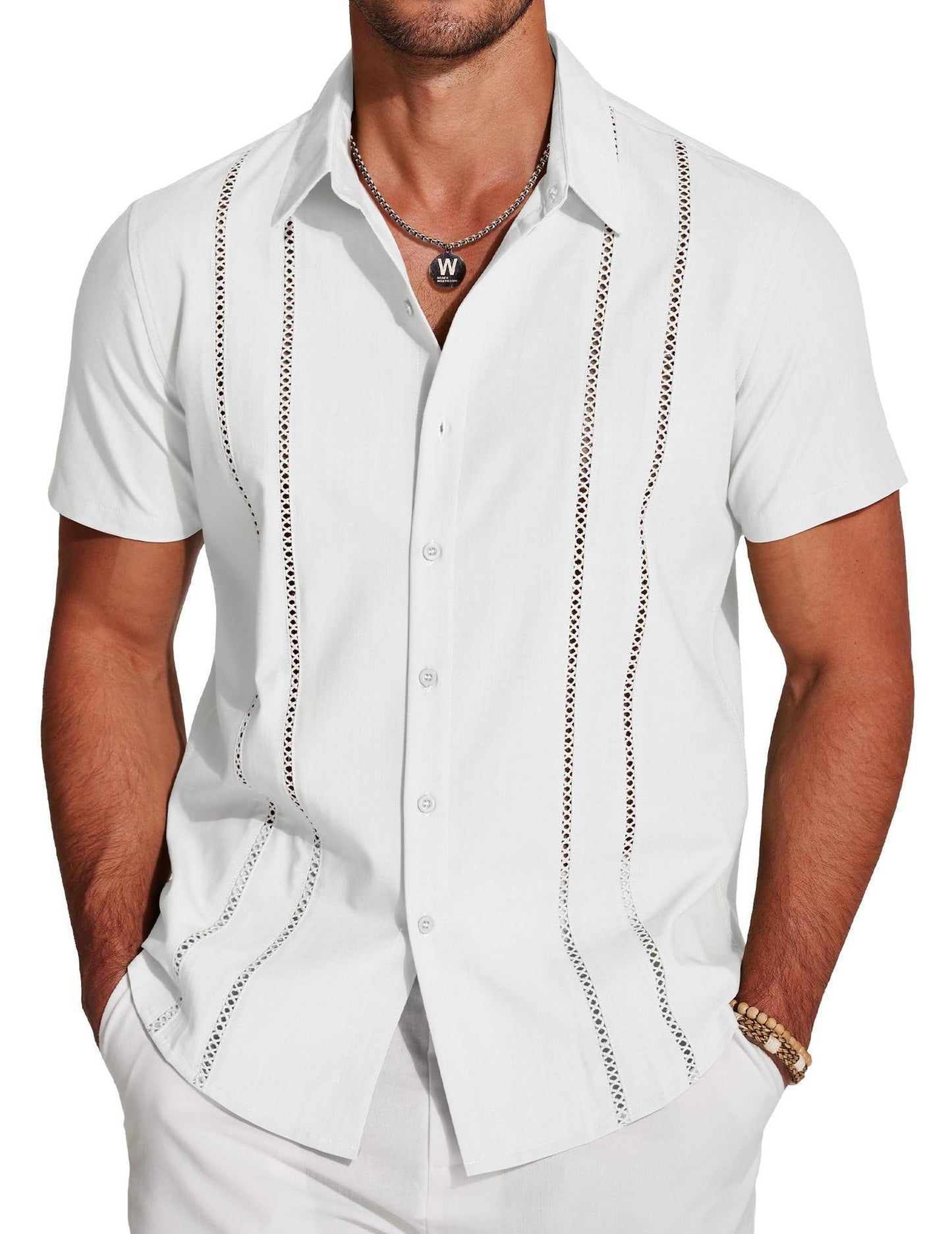 Men's Versatile Trendy Hawaiian Short Sleeve Shirt
