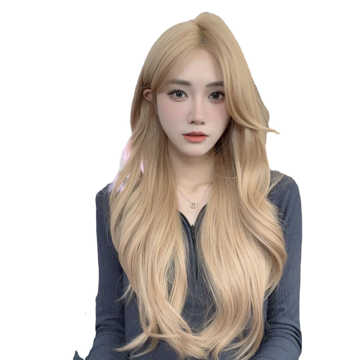 Front Lace Wig Women's Fashion Long Curly Hair