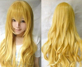 Wig High Temperature Silk 80cm Long Curly Hair