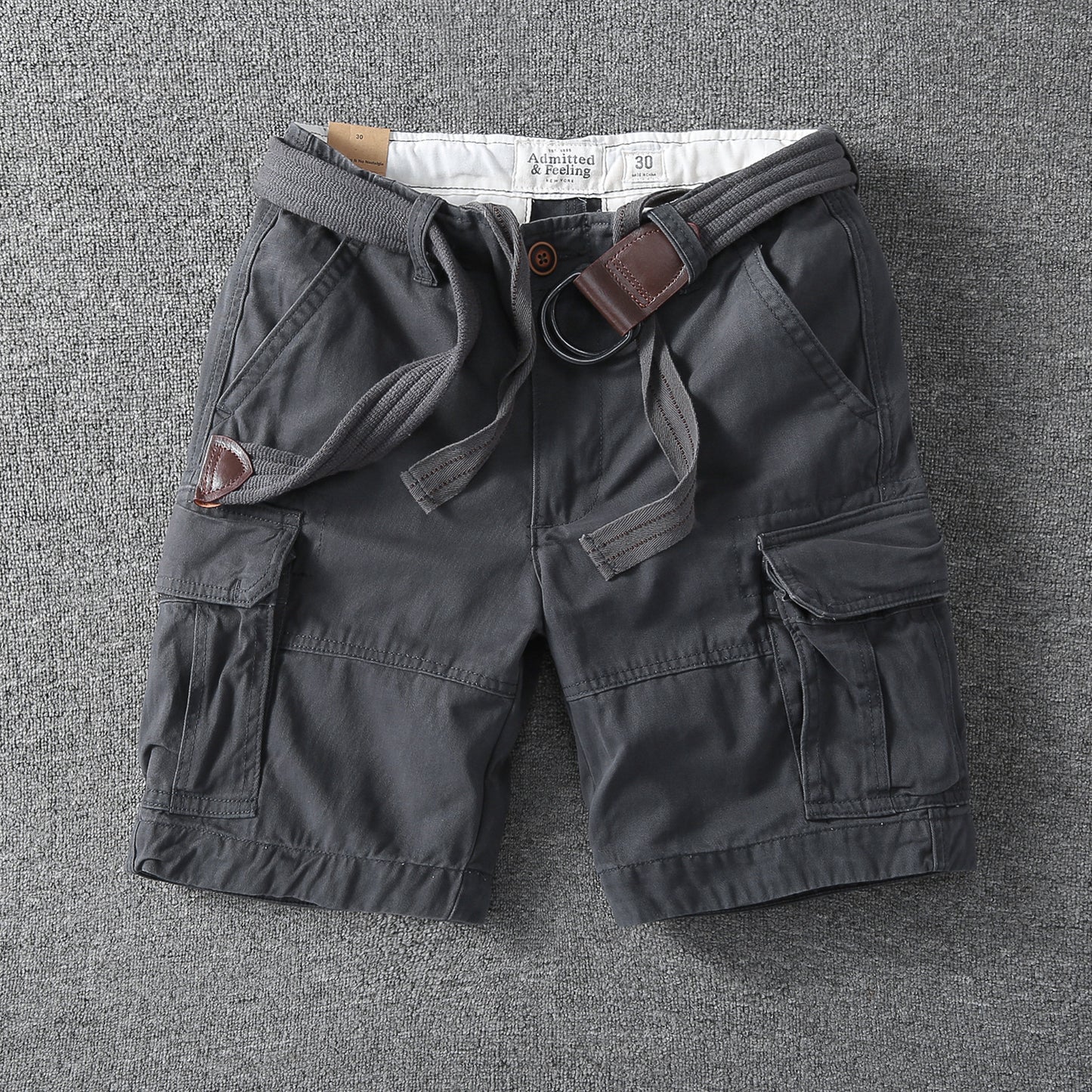 Retro Heavy Casual Overalls Pants