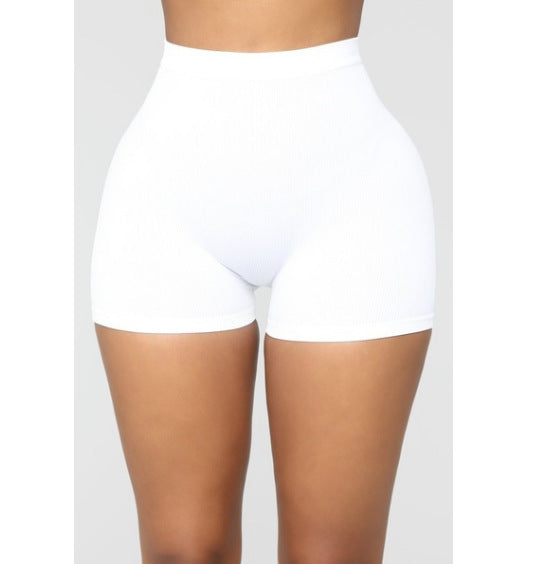 Tight high waist stretch shorts