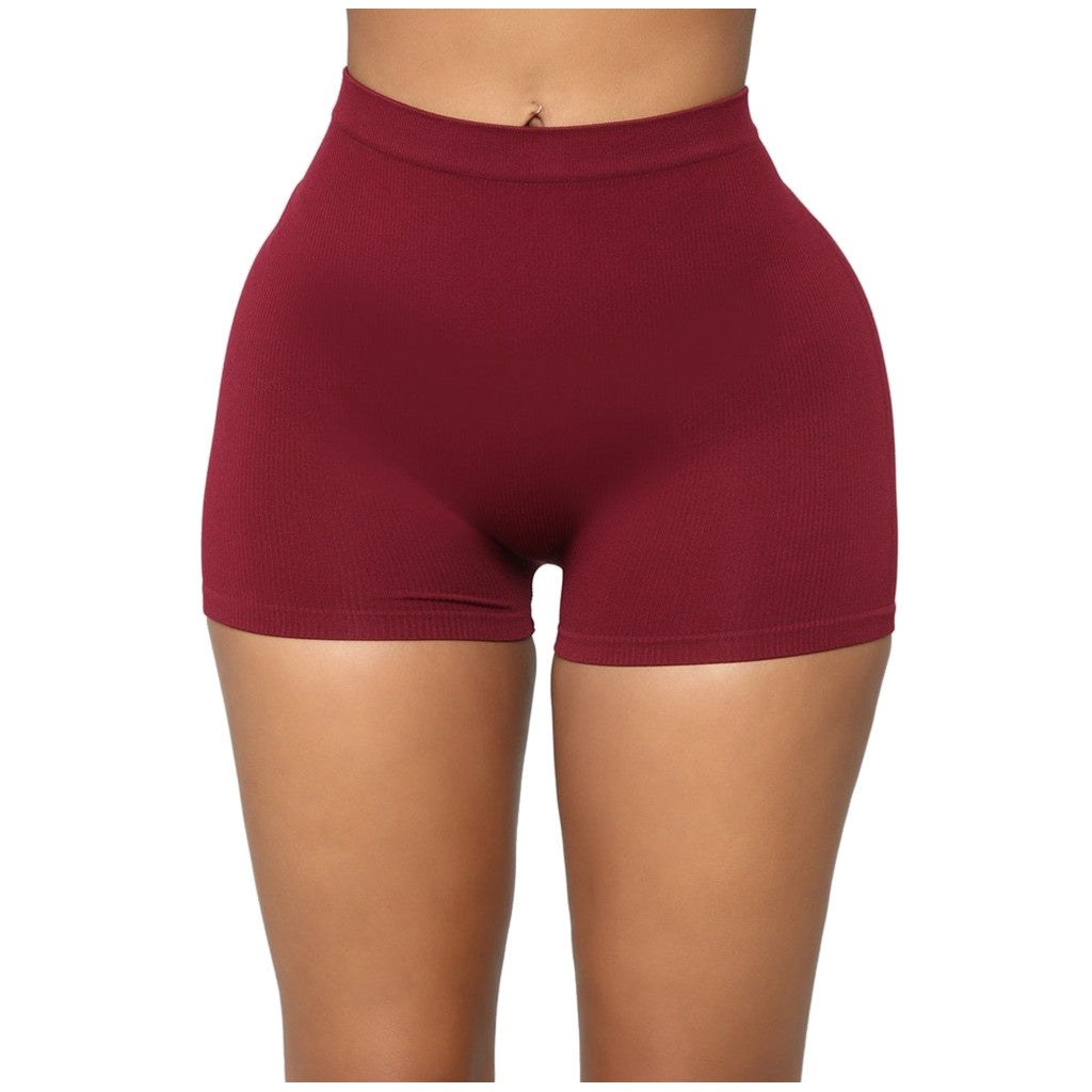Tight high waist stretch shorts