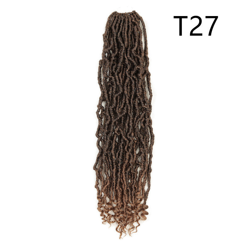 Earthworm Curly Irregular Long Hair African Wig Female