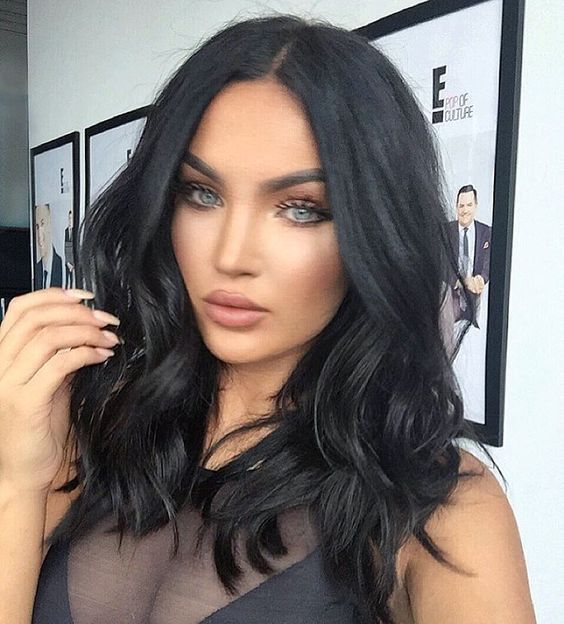 Wig Women's Short Hair With Short Curls In The Middle