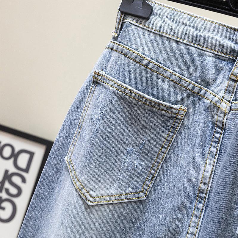 Korean Denim Harlan Cropped Pants