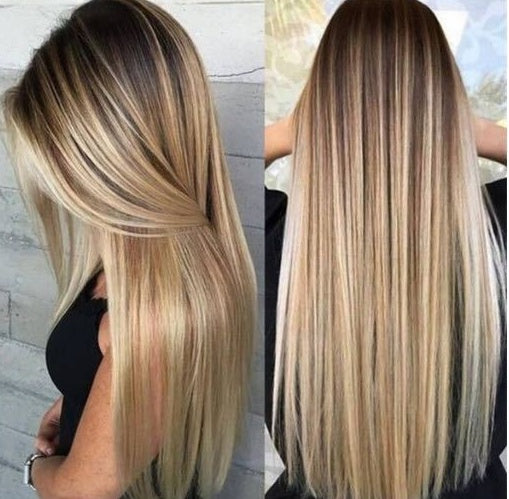 Gradient Color Chemical Fiber Wig Headgear