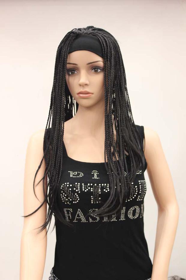 Wig Female African Dirty Braid Gradient Hip Hop Net Red Europe And America