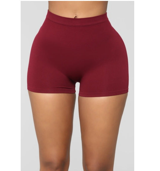 Tight high waist stretch shorts