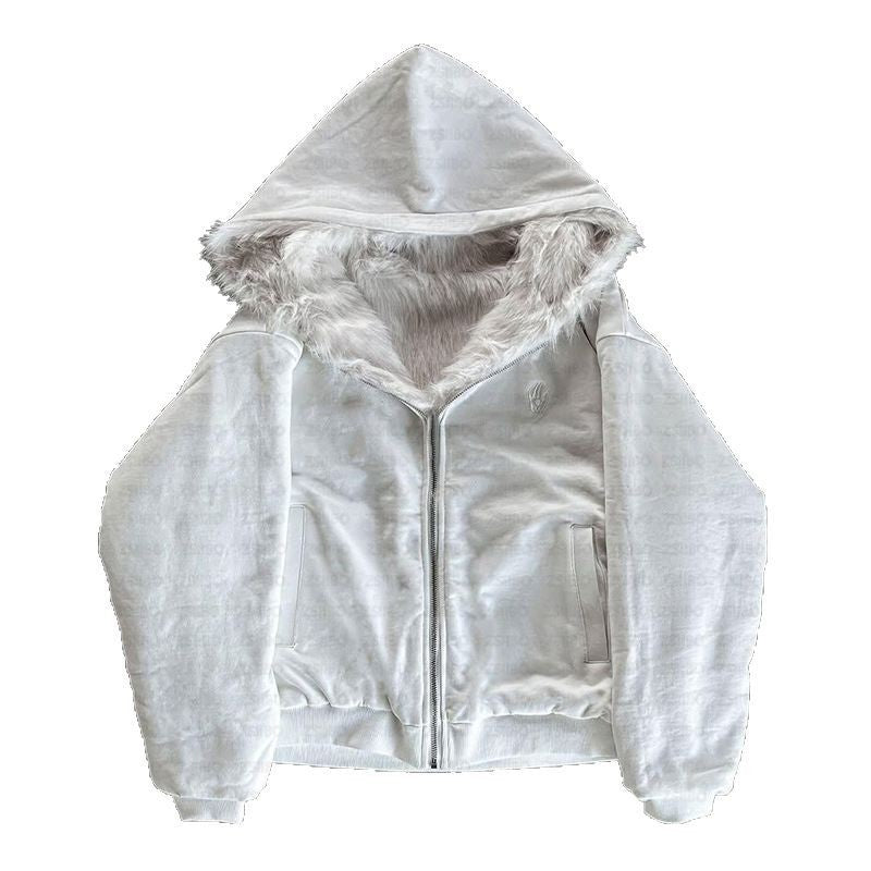 Casual Simple Warm Baggy Coat Men And Women