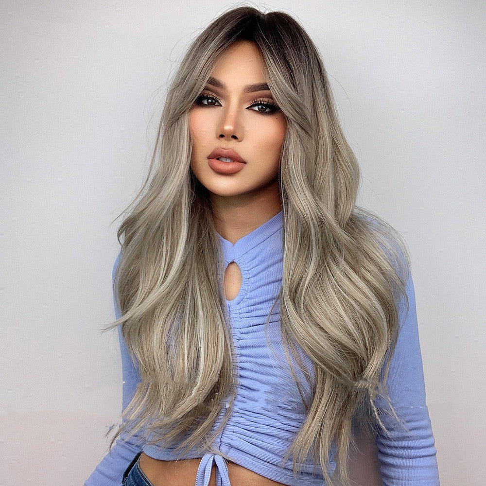 Fluffy Fashionable High-temperature Silk Wig