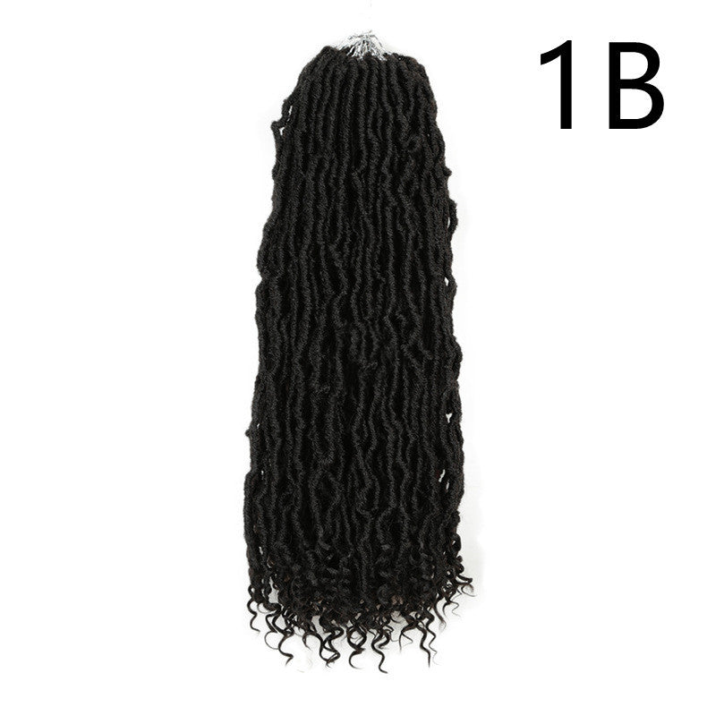 Earthworm Curly Irregular Long Hair African Wig Female
