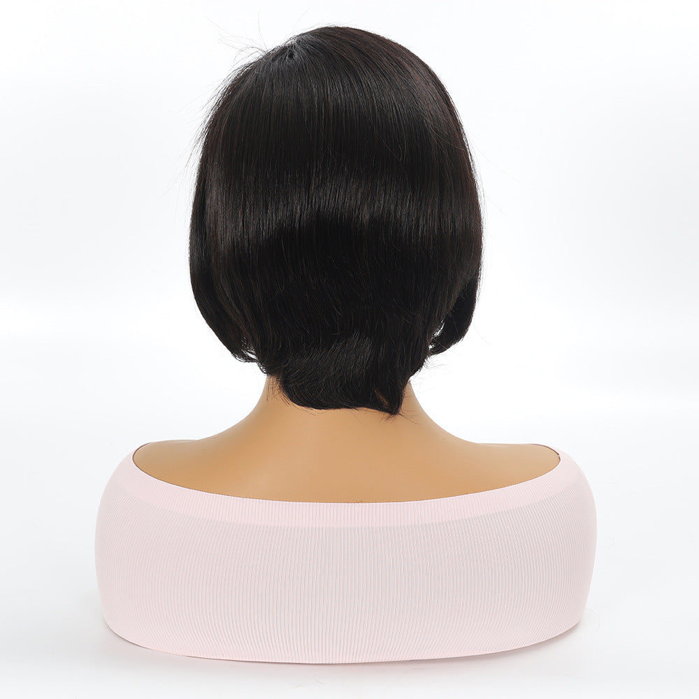 European And American Style Wig Front Lace Full Real Person