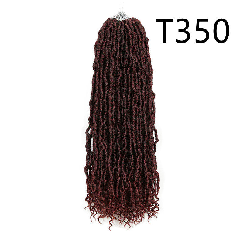 Earthworm Curly Irregular Long Hair African Wig Female