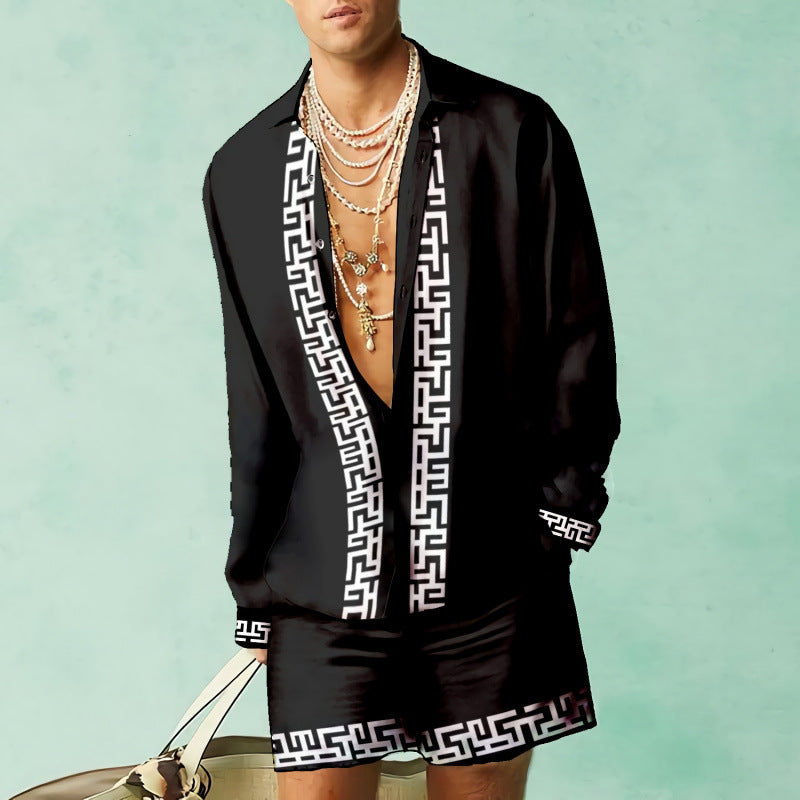 Casual Summer Loose Shirt Shorts