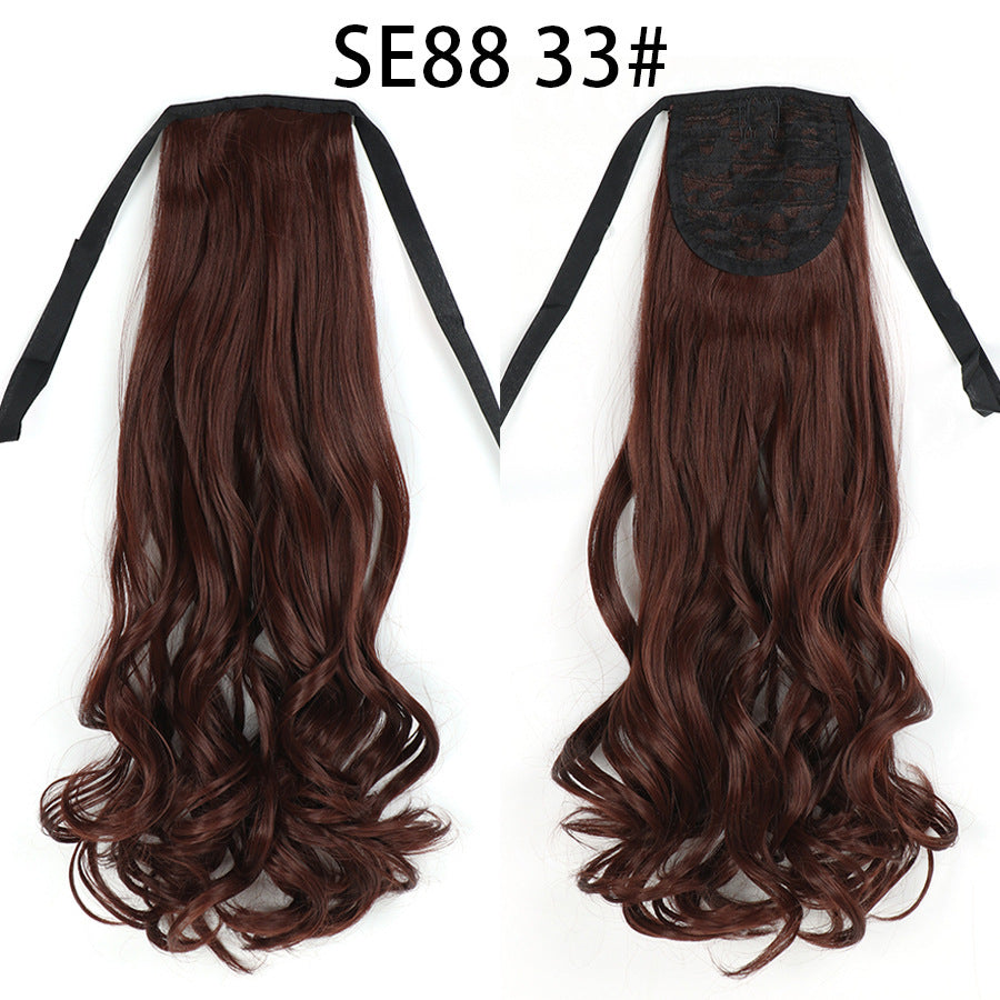 Bow Tie Strap Long Chemical Fiber High Temperature Silk Wig