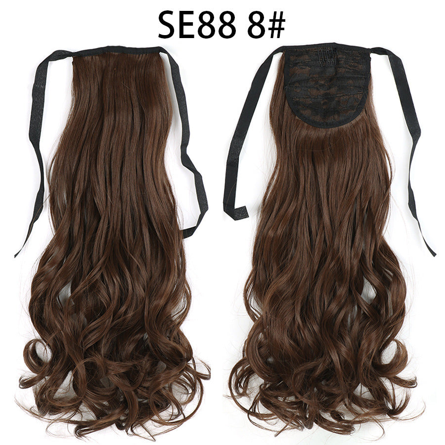 Bow Tie Strap Long Chemical Fiber High Temperature Silk Wig