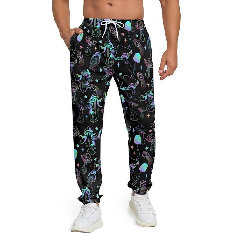 Jogging Casual Belt Drawstring 90's Men's Clothing