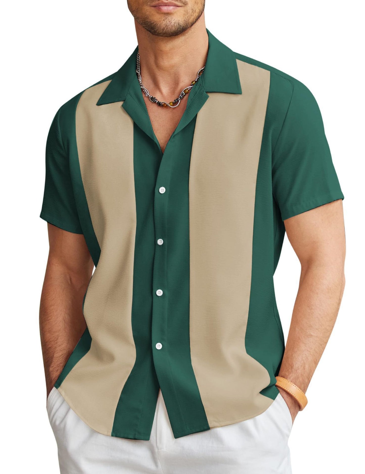 Men's Versatile Trendy Hawaiian Short Sleeve Shirt