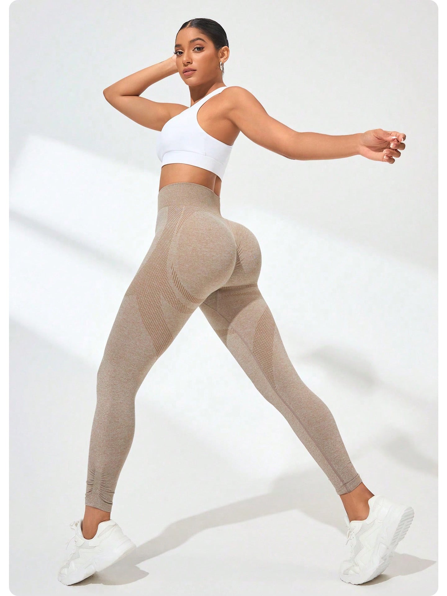 High Waist Hip Lifting And Belly Contracting Fitness Skinny Yoga Pants