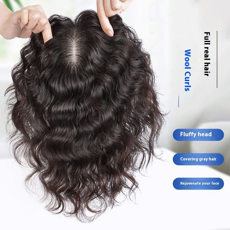 Wig Set Split Large Hair Volume Fluffy Natural