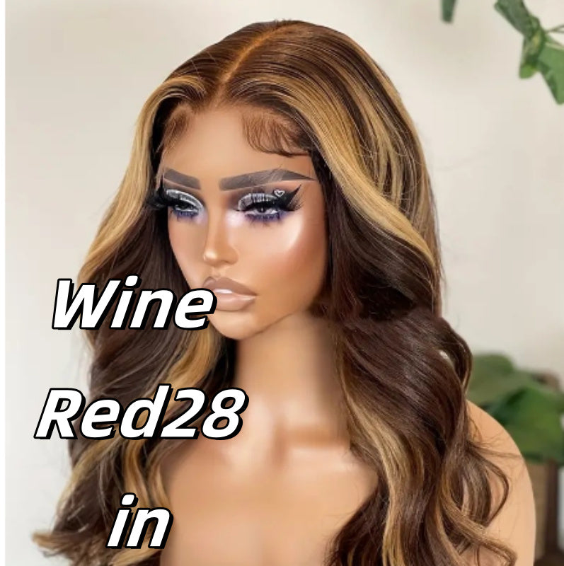 Foreign Trade Cross-border European And American Fashion Hot Front Lace Big Wave Curly Wig