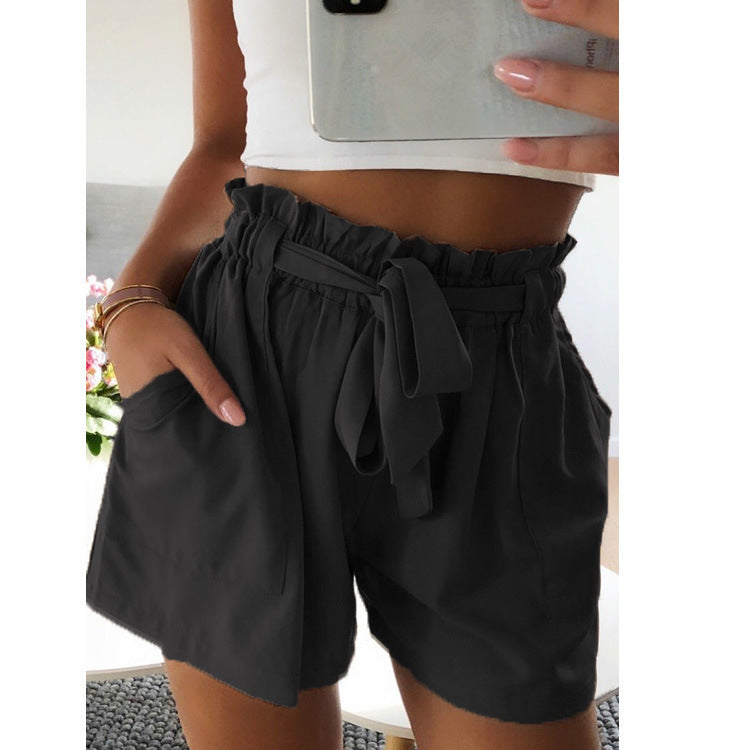 Wide-leg shorts with fungus
