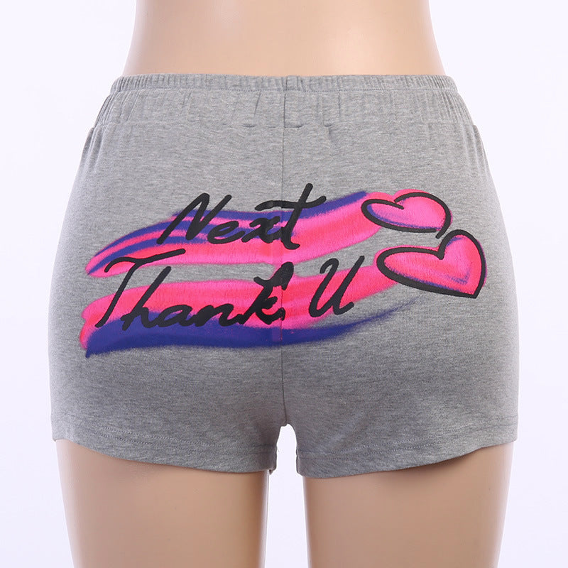 Trend print track pants