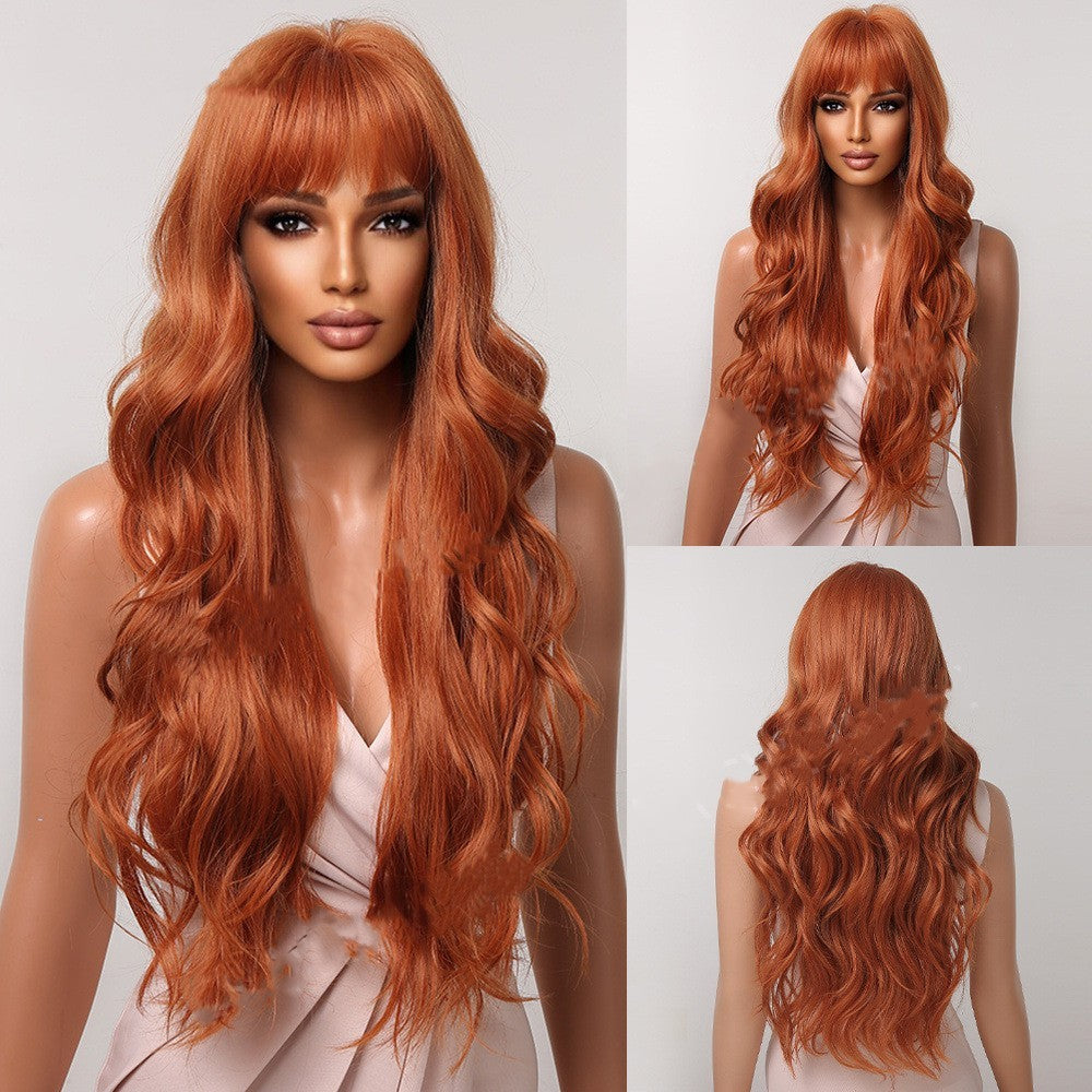 Fluffy Fashionable High-temperature Silk Wig