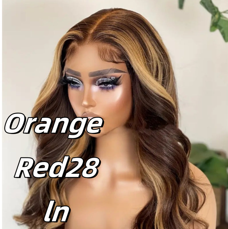 Foreign Trade Cross-border European And American Fashion Hot Front Lace Big Wave Curly Wig
