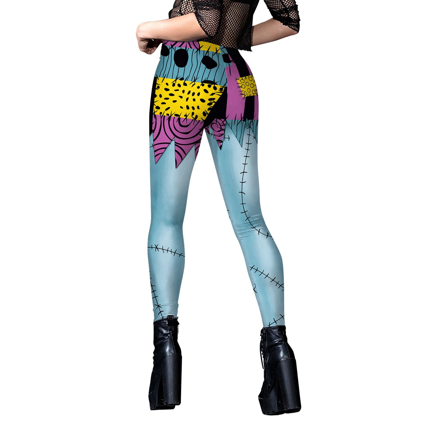 Digital Printing Stripe Ladies' Yoga Leggings