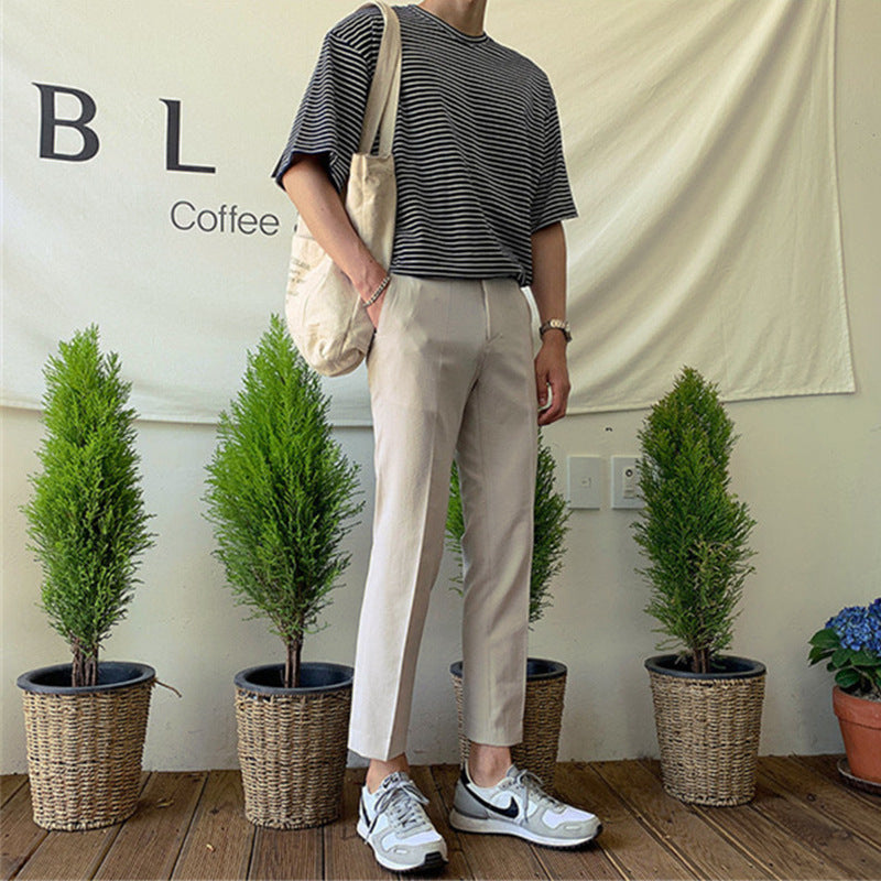 Men's Slim Straight Loose All-match Trendy Pants