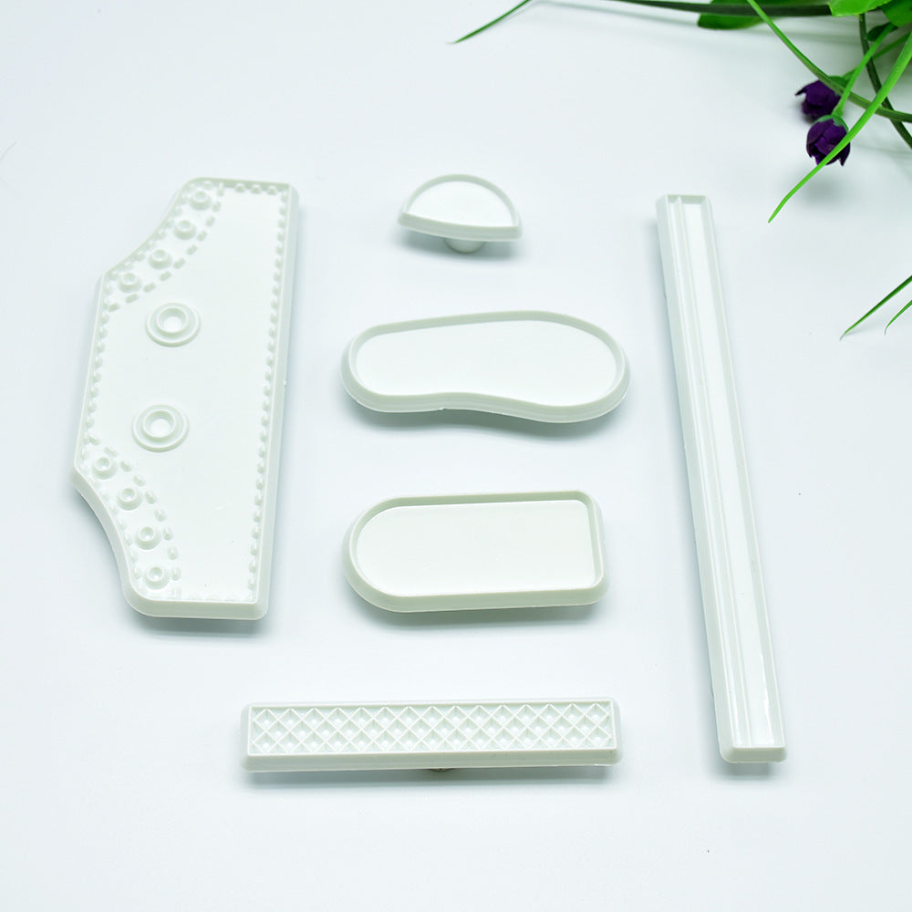 Football Sneakers Plastic Cake Fondant Mold Biscuit Impression Pressing Die DIY Baking Mold