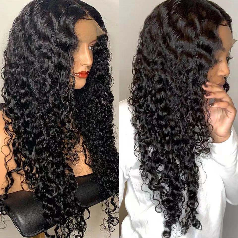 Women's Solid Color Mid-length Curly Hair Chemical Fiber Wig