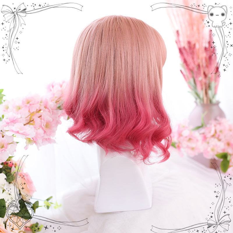 Japanese Short Hair Small Roman Curly Wig