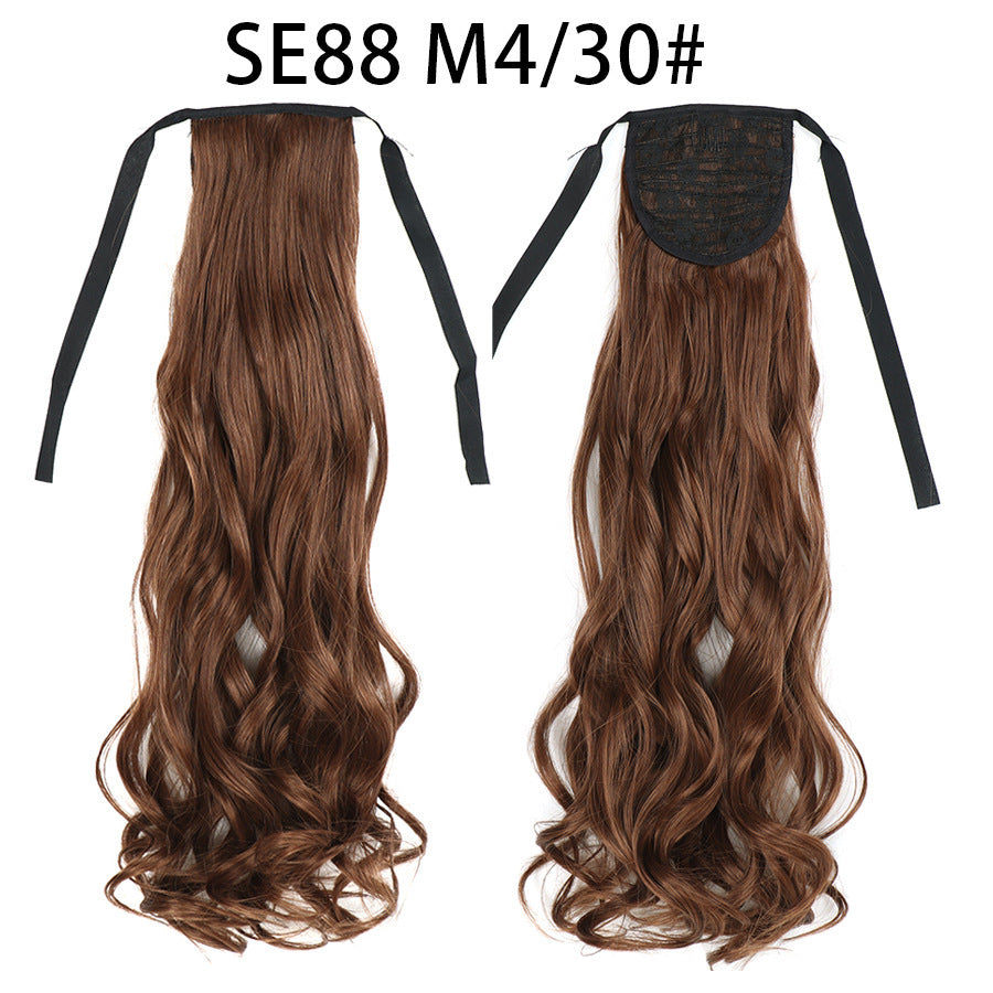 Bow Tie Strap Long Chemical Fiber High Temperature Silk Wig
