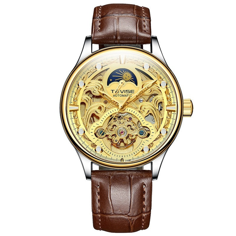 Waterproof Business Leisure Automatic Belt Men's Mechanical Watch