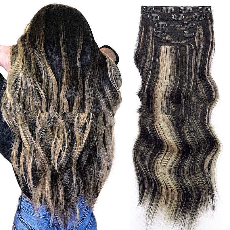 Female Occidental Clip Chemical Fiber Replacement Wig Film