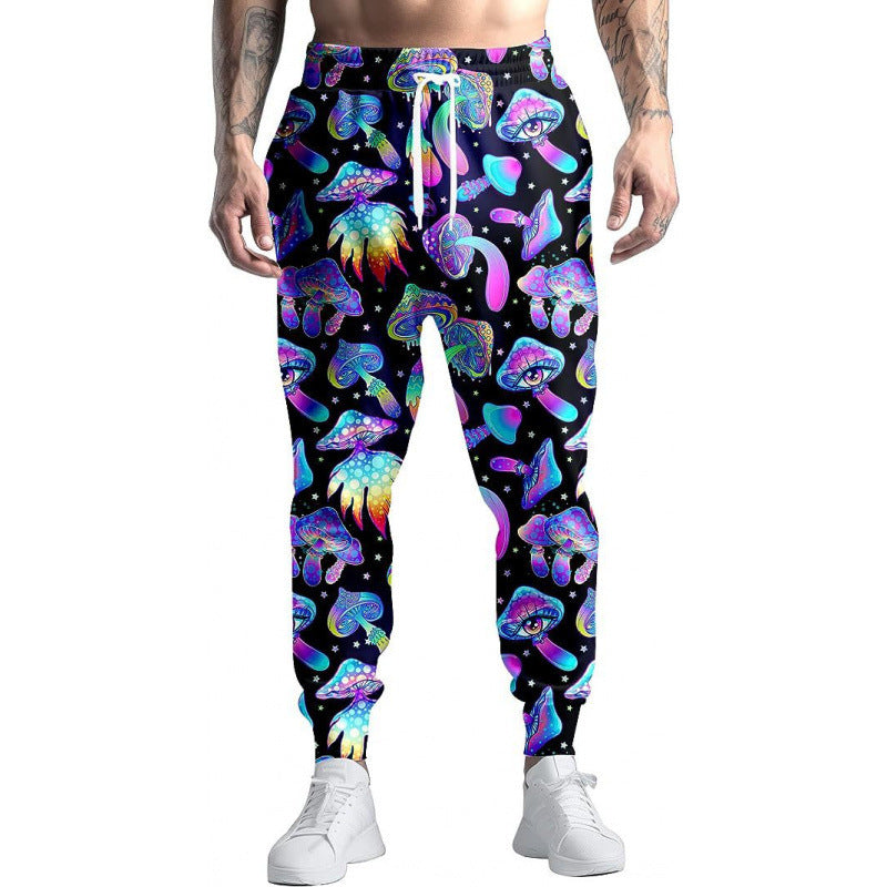 Jogging Casual Belt Drawstring 90's Men's Clothing