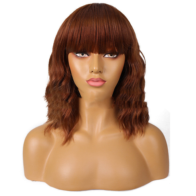 Headgear Chemical Fiber High Temperature Silk Water Ripple Style