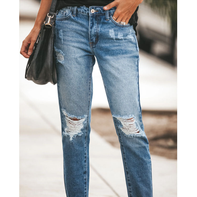 Women's Jeans and Trousers With No Bullet and Hole