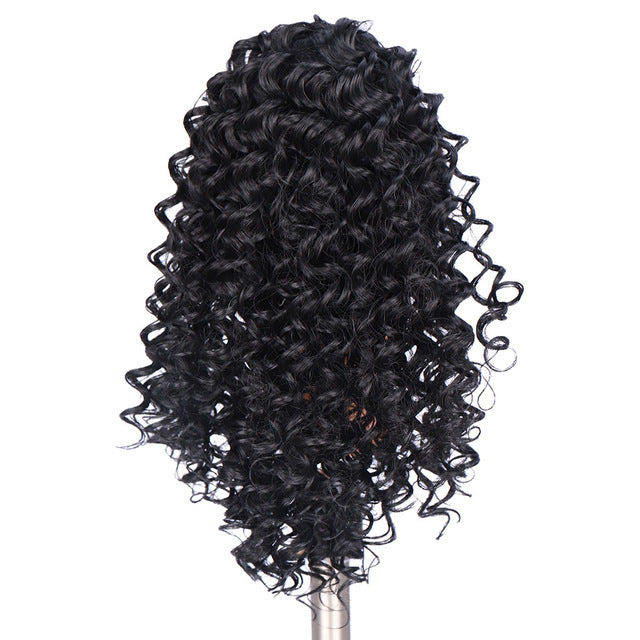 Women's Faux Ponytail Short Wig Head Cover