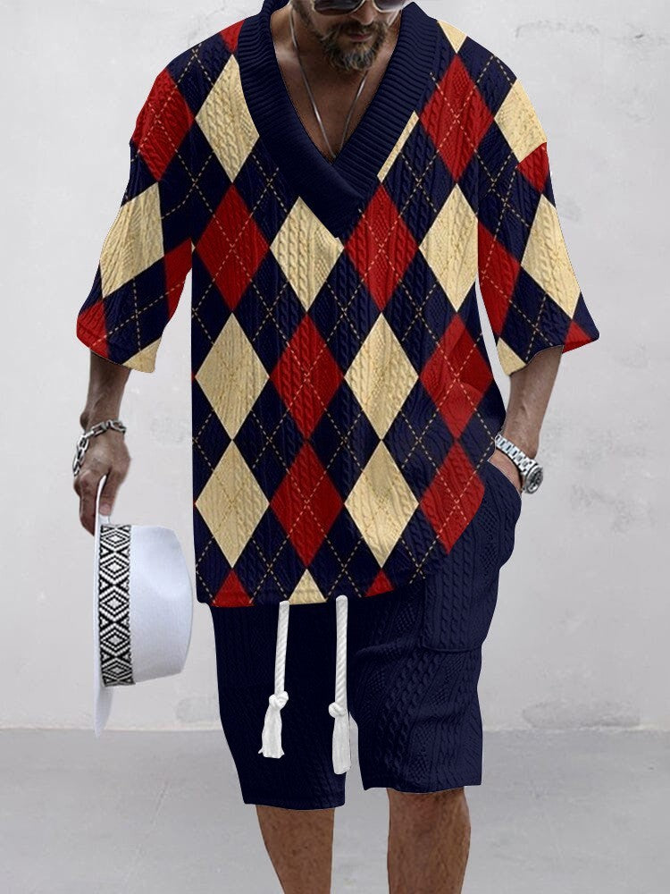 Men's Fashionable Jacquard Suit