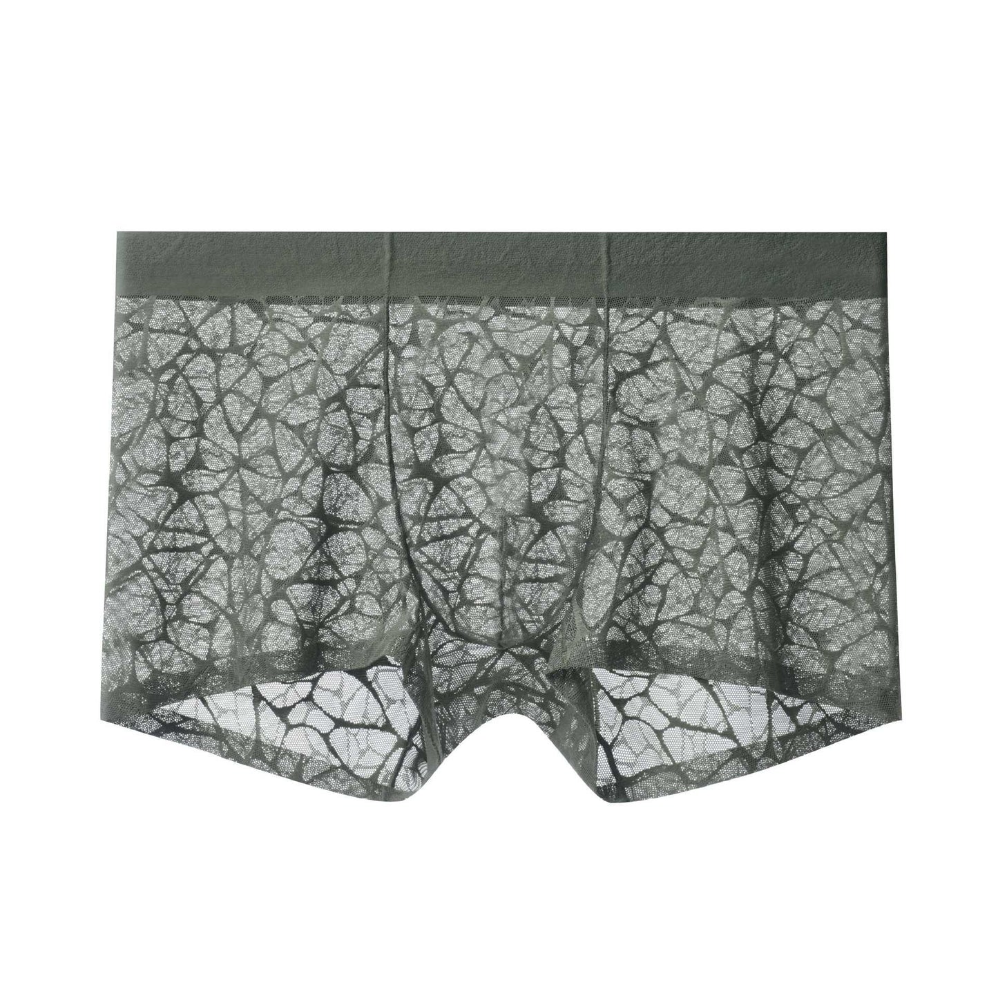 Thin Lace Leopard Jacquard Men's Underwear