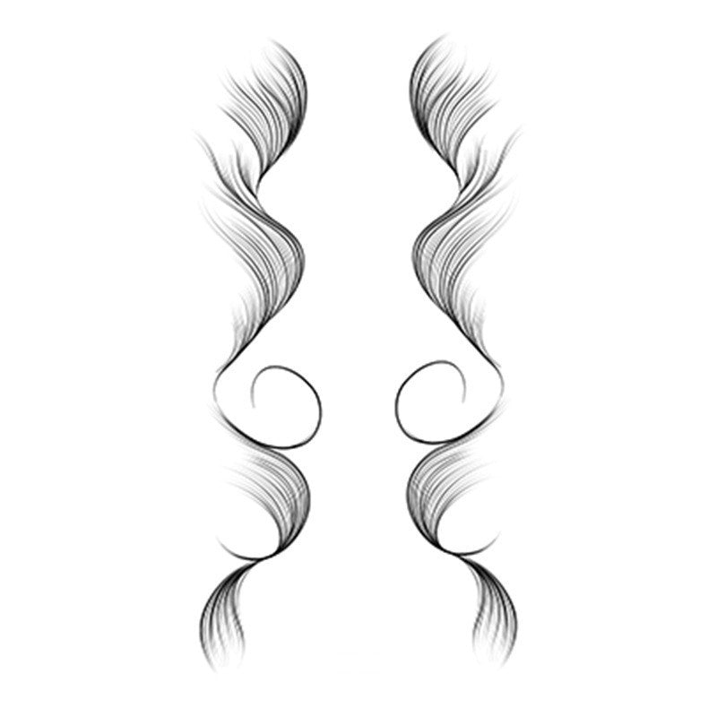 Bangs Sideburns Bangs Wig Stickers Stage Makeup Party Styling Stickers