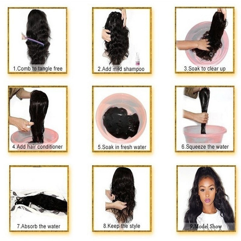 European And American Style Wig Cosplay Straight Bangs Hair