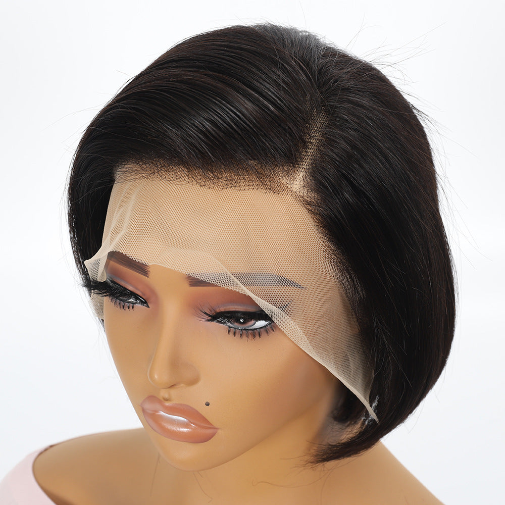 European And American Style Wig Front Lace Full Real Person