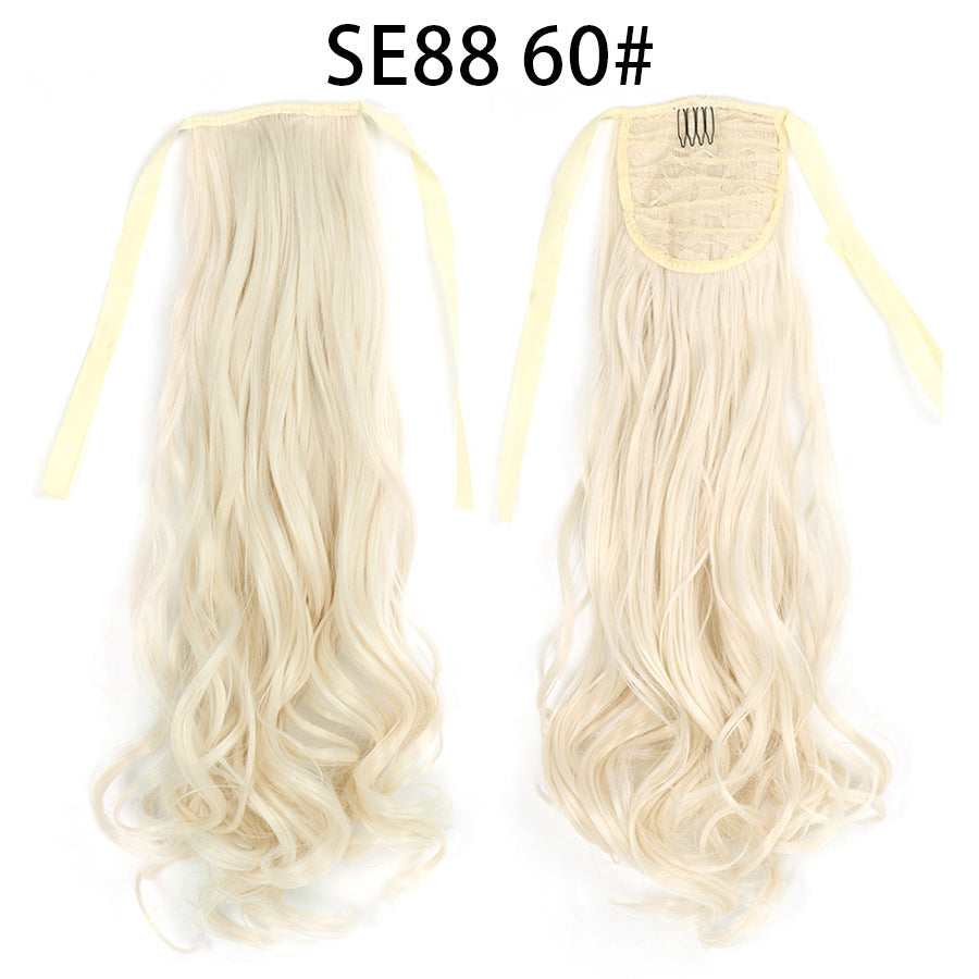 Bow Tie Strap Long Chemical Fiber High Temperature Silk Wig